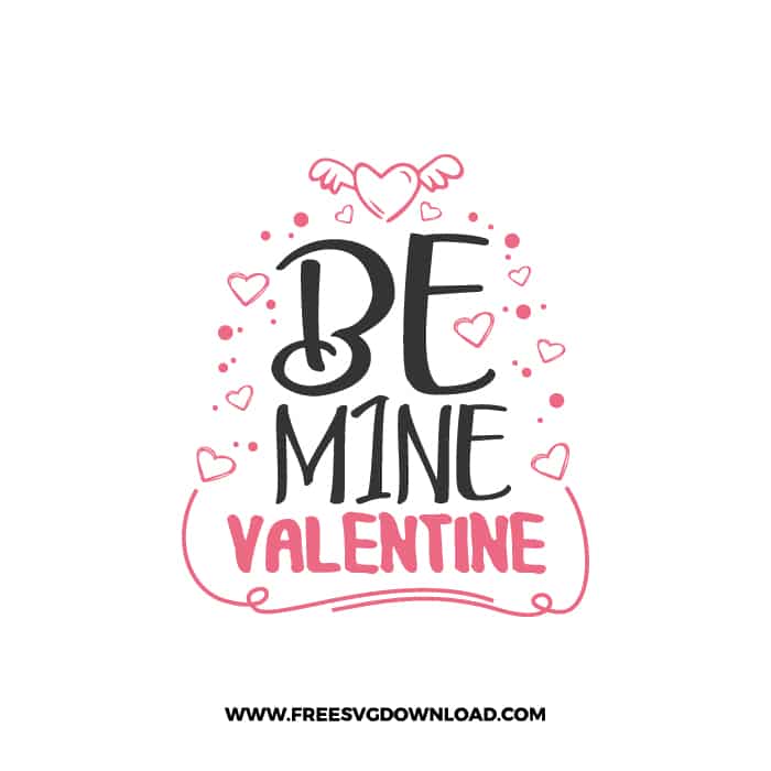 Be Mine Valentine 2 SVG & PNG, SVG Free Download, SVG for Cricut Design, love svg, valentines day svg, be my valentine svg