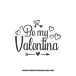 Be My Valentina SVG & PNG, SVG Free Download, SVG for Cricut Design, love svg, valentines day svg, be my valentine svg