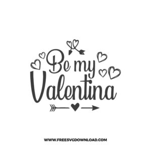 Be My Valentina Free SVG File