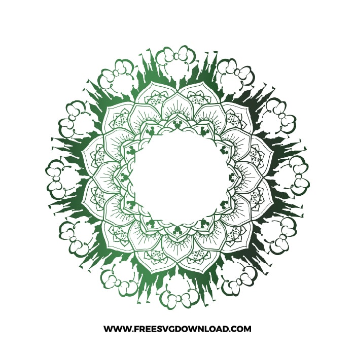 Disney Mandala Starbucks Wrap SVG & PNG, SVG Free Download, SVG files cricut, starbucks wrap svg, starbucks free svg, minnie starbucks svg