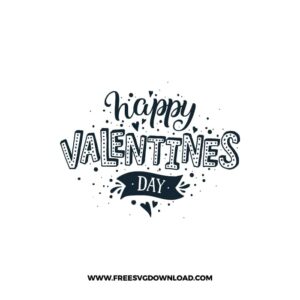 Happy Valentines Day Love Free SVG File