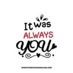 It Was Always You 2 SVG & PNG, SVG Free Download, SVG for Cricut Design, love svg, valentines day svg, be my valentine svg