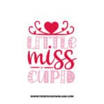 Little Miss Cupid 2 SVG & PNG, SVG Free Download, SVG for Cricut Design, love svg, valentines day svg, be my valentine svg