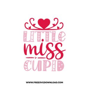 Little Miss Cupid 2 SVG & PNG