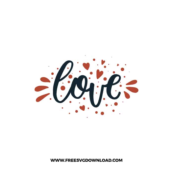 Love 3 SVG & PNG, SVG Free Download, SVG for Cricut Design, love svg, valentines day svg, be my valentine svg