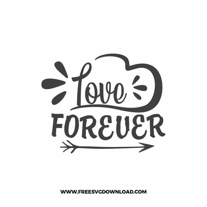 Love Forever 2 SVG & PNG, SVG Free Download, SVG for Cricut Design, love svg, valentines day svg, be my valentine svg