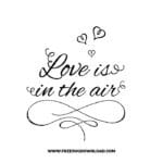 Love Is In The AirSVG & PNG, SVG Free Download, SVG for Cricut Design Silhouette, love svg, valentines day svg, be my valentine svg