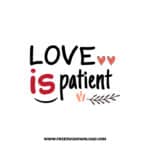 Love Is Patient SVG & PNG, SVG Free Download, SVG for Cricut Design, love svg, valentines day svg, be my valentine svg