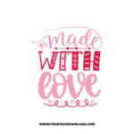 Made With Love 3 SVG & PNG, SVG Free Download, SVG for Cricut Design, love svg, valentines day svg, be my valentine svg