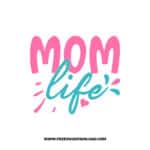Mom Life SVG & PNG, SVG Free Download,  SVG for Cricut Design Silhouette, svg files for cricut, mom life svg, mom svg