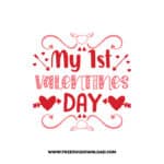 My 1st Valentines Day SVG & PNG, SVG Free Download, SVG for Cricut Design, love svg, valentines day svg, be my valentine svg