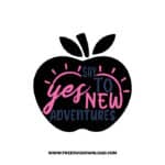 Say Yes To New Adventures Download, SVG for Cricut Design Silhouette, quote svg, inspirational svg, motivational svg,