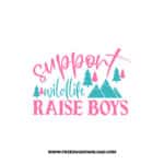 Support Wildlife Raise Boys SVG & PNG, SVG Free Download,  SVG for Cricut Design Silhouette, svg files for cricut, mom life svg, mom svg
