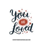 You Are Loved SVG & PNG, SVG Free Download, SVG for Cricut Design, love svg, valentines day svg, be my valentine svg