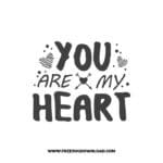 You Are My Heart 2 SVG & PNG, SVG Free Download, SVG for Cricut Design, love svg, valentines day svg, be my valentine svg