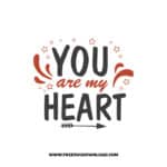 You Are My Heart 3 SVG & PNG, SVG Free Download, SVG for Cricut Design, love svg, valentines day svg, be my valentine svg