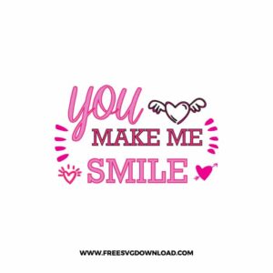 You Make Me Smile Free SVG File