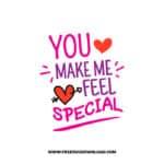 You Make Me Special SVG & PNG, SVG Free Download, SVG for Cricut Design, love svg, valentines day svg, be my valentine svg