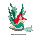 Ariel Little Mermaid SVG & PNG, SVG Free Download, SVG files for Cricut, disney svg, disney princess svg, princess svg, disneyland svg, ariel free svg, ariel png, mermaid svg, little mermaid free svg