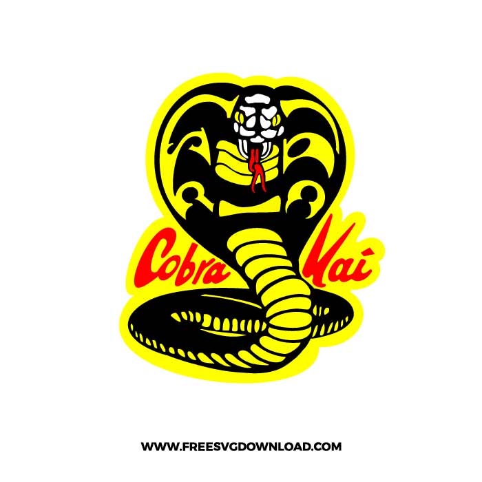 Cobra Kai Logo SVG & PNG, SVG Free Download, svg files for cricut, cobra kai svg, miagi do svg, karate svg, cobra kai logo free, eagle fang svg, karate kid svg