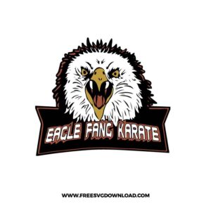 Eagle Fang Karate SVG & PNG, SVG Free Download, svg files for cricut, cobra kai svg, miagi do svg, karate svg, cobra kai logo free, eagle fang karate logo svg, karate kid svg