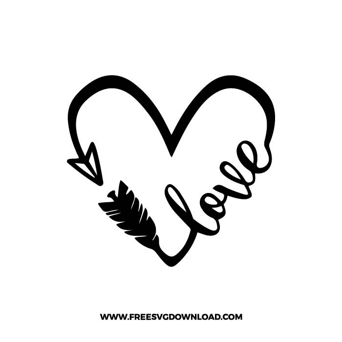 Heart Love SVG & PNG, SVG Free Download, svg files for cricut, love svg, heart svg, valentines day svg, love png, cute svg, kiss svg, hug svg, be my valentine svg, funny valentine svg, couple valentine svg, xoxo svg, qutes svg, cupid svg, forever love svg