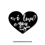 I Love You Heart SVG & PNG, SVG Free Download, svg files for cricut, love svg, heart svg, valentines day svg, love png, cute svg, kiss svg, hug svg, be my valentine svg, funny valentine svg, couple valentine svg, xoxo svg, qutes svg, cupid svg, forever love svg