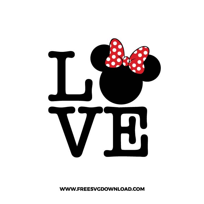 Minnie head love SVG & PNG, SVG Free Download, svg files for cricut, svg files for Silhouette, separated svg, disney svg, Minnie Mouse svg, mickey mouse svg, valentines day svg, valentine svg, kiss svg, xoxo svg, love svg, Minnie love svg, mickey love svg, Minnie Valentine svg, Mickey valentine svg, mickey head svg, minnie svg, minnie mouse svg, disney castle svg, disneyland svg