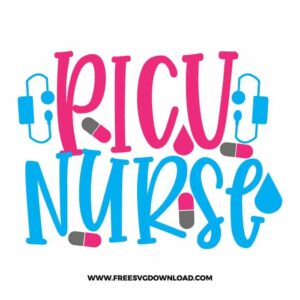 Picu nurse SVG & PNG, SVG Free Download, SVG for Cricut, nurse svg, nursing svg, nurse life svg, stethoscope svg, doctor svg, medical svg