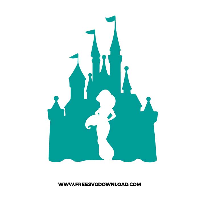 Princess castle Jasmine free SVG & PNG, SVG Free Download, svg files for cricut, svg files for Silhouette, separated svg, trending svg, disney svg, disney princess svg, princess svg, disneyland svg, aladdin svg