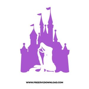 Princess castle Rapunzel SVG & PNG, SVG Free Download, svg files for cricut, svg files for Silhouette, separated svg, trending svg, disney svg, disney princess svg, princess svg, disneyland svg, tangled svg