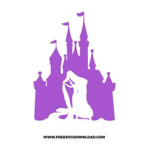 Princess castle Rapunzel SVG cut file