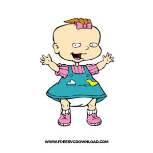 Rugrats Lillian SVG & PNG, SVG Free Download, SVG files for Cricut, free rugrats svg, tommy svg, chuckie svg, raptar svg, angelica svg, 90s svg, just a mama raising her rugrats svg, sussie svg, kimi svg, lillian svg, dil svg, didi svg, betty svg, philip svg, kids svg, nickelodeon svg