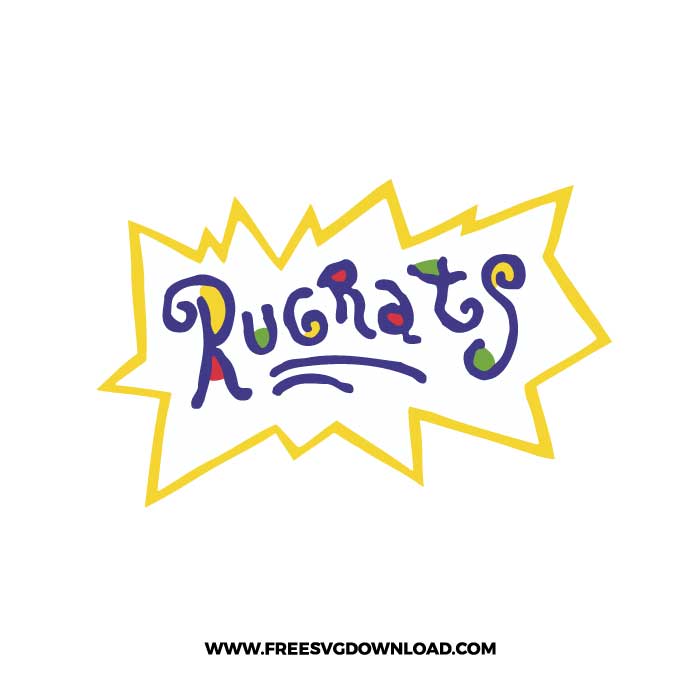 Rugrats Logo SVG & PNG, SVG Free Download, SVG files for Cricut, free rugrats svg, tommy svg, chuckie svg, raptar svg, angelica svg, 90s svg, just a mama raising her rugrats svg, sussie svg, kimi svg, lillian svg, dil svg, didi svg, betty svg, philip svg, kids svg, nickelodeon svg