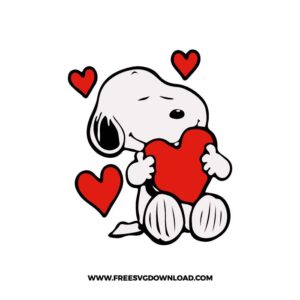 Snoopy Love SVG & PNG