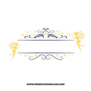 Tinkerbell Split Monogram SVG & PNG, SVG Free Download, svg files for cricut, svg files for Silhouette, separated svg, disney svg, svg for kids, cartoon svg, disney princess svg, princess svg, peter pan svg, pixie dust svg