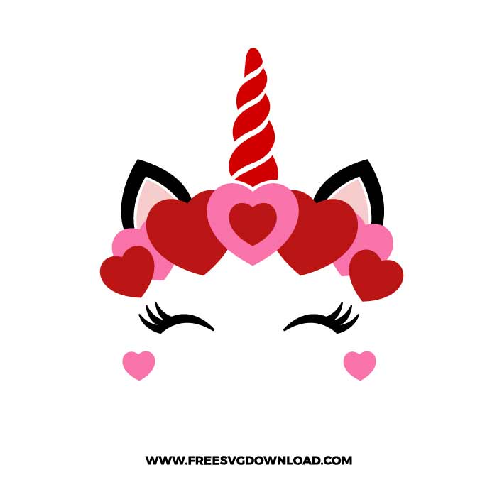 Valentine Unicorn SVG & PNG, SVG Free Download, svg files for cricut, love svg, heart svg, valentines day svg, love png, cute svg, kiss svg, hug svg, be my valentine svg, funny valentine svg, couple valentine svg, xoxo svg, qutes svg, cupid svg, forever love svg