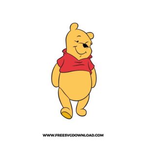 Winnie the Pooh Free SVG Cut File