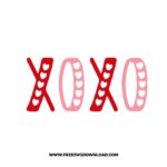 Xoxo Hearts SVG & PNG, SVG Free Download, svg files for cricut, love svg, heart svg, valentines day svg, love png, cute svg, kiss svg, hug svg, be my valentine svg, funny valentine svg, couple valentine svg, xoxo svg, qutes svg, cupid svg, forever love svg