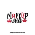Makeup Queen 2 SVG, Chanel free SVG & PNG, SVG Free Download, SVG files for cricut, make up free svg, beauty, mascara, make up bag svg