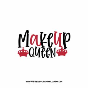 Makeup Queen Cricut Free SVG File