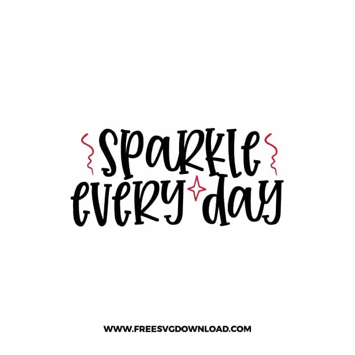 Sparkle Every Day 2 SVG, Chanel free SVG & PNG, SVG Free Download, SVG files for cricut, make up free svg, beauty, mascara, make up bag svg