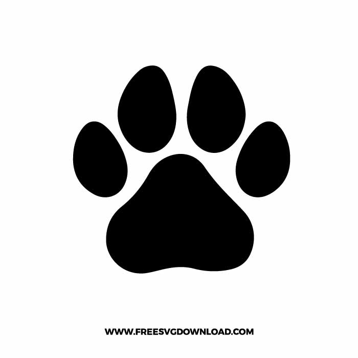 Card Making & Stationery Papercraft Single Dog Paw SVG Dog Print SVG