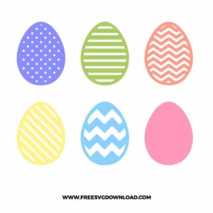 Easter Eggs Free SVG File