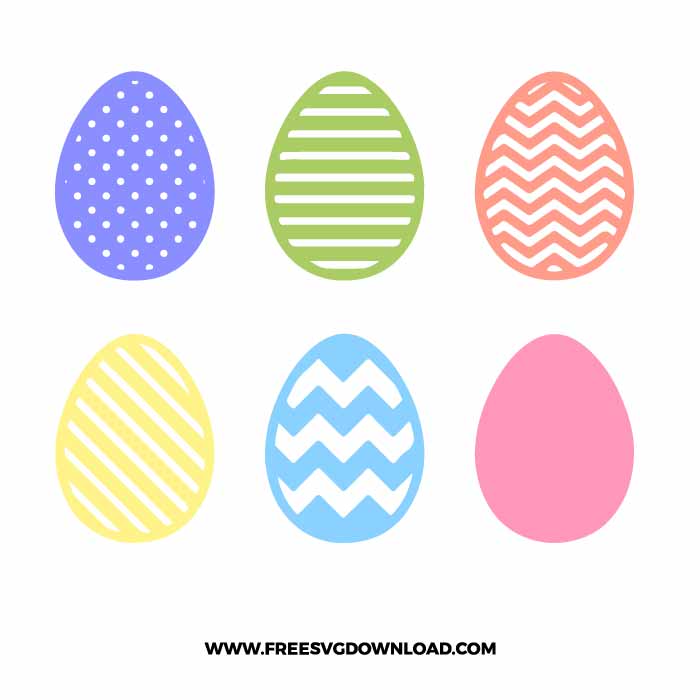 Easter Egg Cut & Print SVG PNG