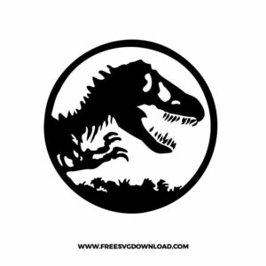 Jurassic Park SVG, SVG Free Download, SVG for Cricut Design Silhouette, dinosaur png, trex svg, cute dinosaur svg, kids svg, jurassic park svg, free dinosaur svg