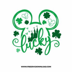 Mickey Head Lucky SVG & PNG