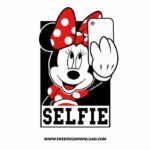 Minnie Selfie SVG & PNG, SVG Free Download, svg files for cricut, svg files for Silhouette, separated svg, disney svg, Minnie Mouse svg, mickey mouse svg, mickey head svg, minnie svg, minnie mouse svg, disneyland svg