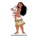 Moana SVG & PNG, SVG Free Download, svg files for cricut, svg files for Silhouette, separated svg, moana free svg, hei hei svg, pua svg, disney svg, disney princess svg, princess svg, disneyland svg, cartoon svg