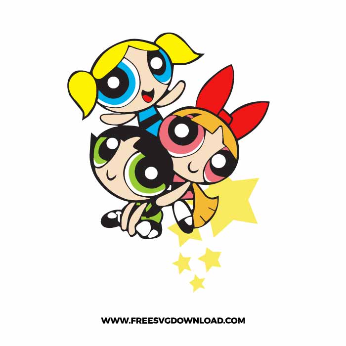 Powerpuff Girls SVG & PNG Free Cut Files - Free SVG Download Powerpuff Girls SVG & PNG Free Cut Files - Free SVG Download